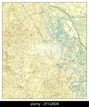 Tsala Apopka, Florida, map 1895, 1:62500, United States of America by Timeless Maps, data U.S. Geological Survey Stock Photo