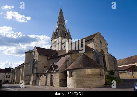 Beaune in Bourgogne, Travel through France - Cote d'Azur - Provence Stock Photo