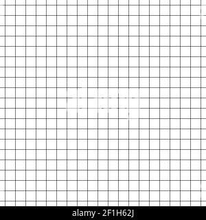 Seamless pattern paper exercise book in a cell. Stock Photo