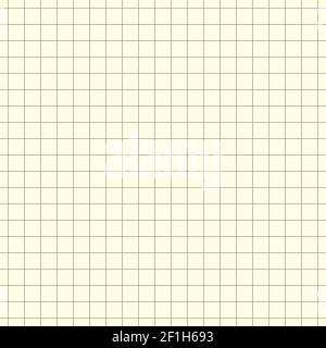 Seamless pattern paper exercise book in a cell. Stock Photo