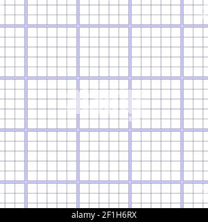 Seamless pattern paper exercise book in a cell Stock Photo