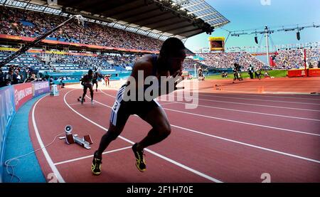 COMMONWEALTH GAMES IN MANCHESTER 26/7/2002 400m ROUND 1 HEAT 4 KEVIN ARTHURTON PICTURE DAVID ASHDOWN.COMMONWEALTH GAMES MANCHESTER Stock Photo