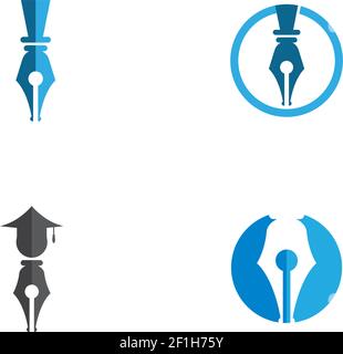 Pen symbol vector icon illustration design Stock Vector