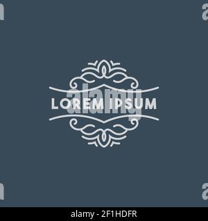 Elegant Mandala Frame with letter vector Stock Vector