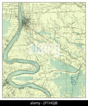 Antique Baton Rouge, Louisiana 1961 US Geological Survey buying Topographic Map – New Orleans, Lafayette, Port Allen, Donaldsonville, New Iberia LA