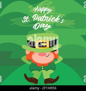 Happy saint Patricks day card Stock Vector