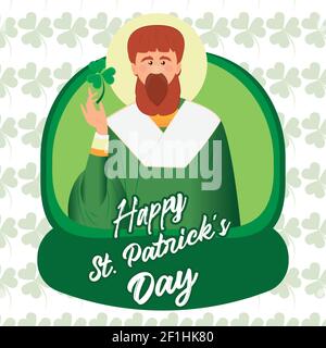 Happy saint Patricks day card Stock Vector