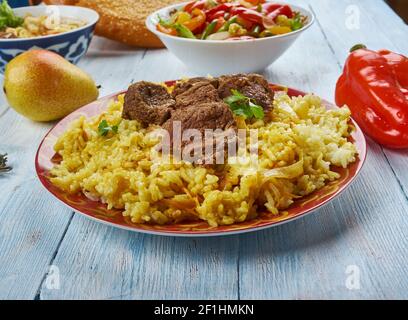 Uyghur polo Stock Photo