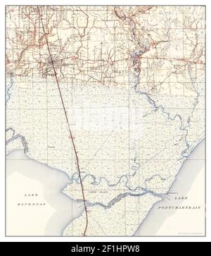 Map Of Ponchatoula Louisiana Ponchatoula, Louisiana, Map 1935, 1:62500, United States Of America By  Timeless Maps, Data U.s. Geological Survey Stock Photo - Alamy