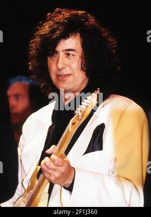 Jimmy Page 1992 Photo by Adam Scull-PHOTOlink.net Stock