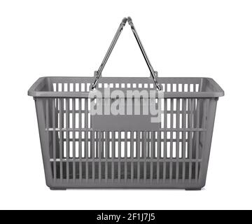 Empty shopping basket Stock Photo