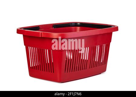 Empty shopping basket Stock Photo