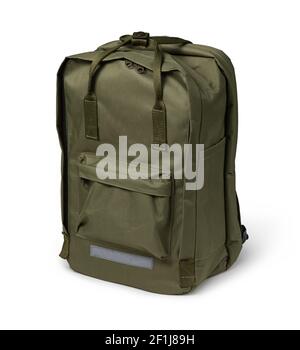 Green backpack Stock Photo