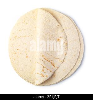 Plain tortilla wrap Stock Photo
