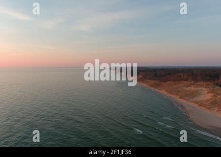 Whitehall,Mi Beyond The waters edge Stock Photo