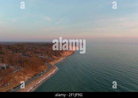 Whitehall,Mi Beyond The waters edge Stock Photo