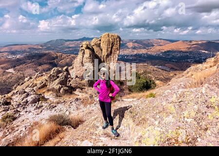 On top of La Bufa, Guanajuato State, Mexico Stock Photo