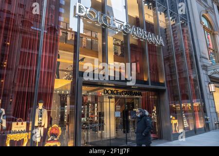 Dolce Gabbana store 5th Avenue New York city USA Stock Photo Alamy