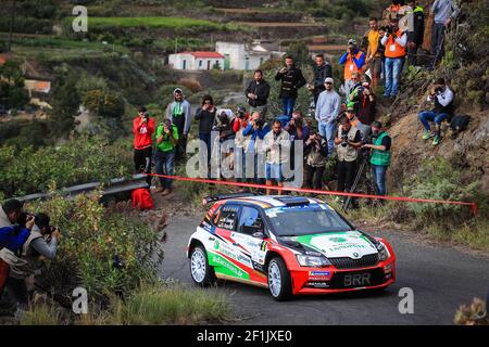 03 GRIEBEL Marijan (deu), KOPCZYK Stefan (deu), Skoda Fabia R5, action during the 2019 European Rally Championship ERC Rally Islas Canarias, from May 2 to 4, at Las Palmas, Spain - Photo Jorge Cunha / DPPI Stock Photo