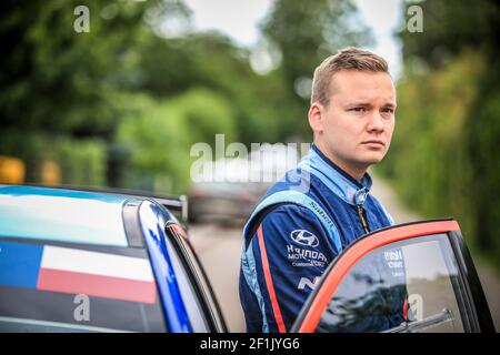 28 Jari HUTTUNEN (FIN), Antti LINNAKETO (FIN), SKODA FABIA, RC2, Rally2,  action during the Rally Finland 2023, 9th round of the 2023 WRC World Rally  Car Championship, from August 3 to 6