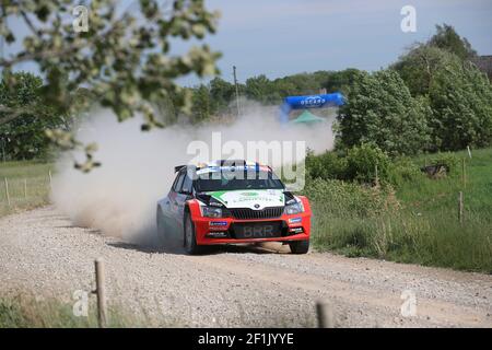 03 Marijan GRIEBEL, (DEU), Stefan KOPCZYK, (DEU), Skoda Fabia R5, action during the 2019 European Rally Championship ERC Liepaja rally, from may 24 to 26, at Liepaja, Lettonie - Photo Gregory Lenormand / DPPI Stock Photo