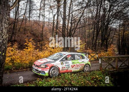 05 HERCZIG Norbert (hun), FERENCZ Ramon (hun), MOL Racing Team, VW Polo GTI R5, action during the 2019 European Rally Championship Nyiregyhaza Rally in Hungary from november 8 to 10 - Photo Gregory Lenormand / DPPI Stock Photo