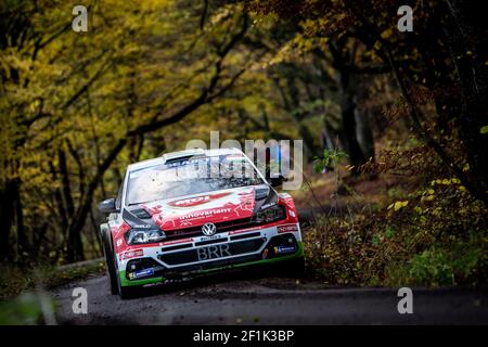 05 HERCZIG Norbert (hun), FERENCZ Ramon (hun), MOL Racing Team, VW Polo GTI R5, action during the 2019 European Rally Championship Nyiregyhaza Rally in Hungary from november 8 to 10 - Photo Thomas Fenetre / DPPI Stock Photo