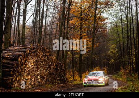 05 HERCZIG Norbert (hun), FERENCZ Ramon (hun), MOL Racing Team, VW Polo GTI R5, action during the 2019 European Rally Championship Nyiregyhaza Rally in Hungary from november 8 to 10 - Photo Thomas Fenetre / DPPI Stock Photo