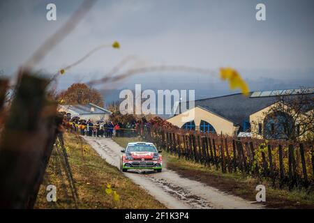 05 HERCZIG Norbert (hun), FERENCZ Ramon (hun), MOL Racing Team, VW Polo GTI R5, action during the 2019 European Rally Championship Nyiregyhaza Rally in Hungary from november 8 to 10 - Photo Gregory Lenormand / DPPI Stock Photo