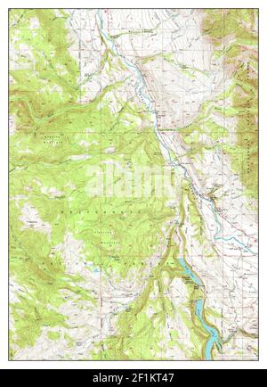 Cliff Lake, Montana, map 1950, 1:62500, United States of America by Timeless Maps, data U.S. Geological Survey Stock Photo