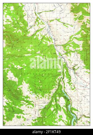 Cliff Lake, Montana, map 1950, 1:62500, United States of America by Timeless Maps, data U.S. Geological Survey Stock Photo