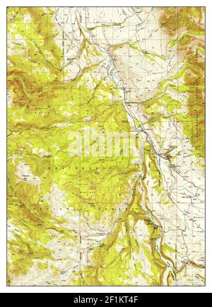 Cliff Lake, Montana, map 1950, 1:62500, United States of America by Timeless Maps, data U.S. Geological Survey Stock Photo