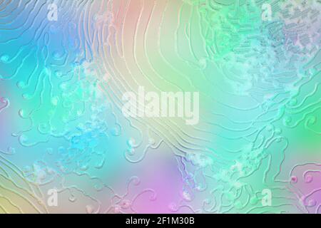 Abstract trendy soft pastel colors background texture. Abstract digital lines structure. Frosted glass structure. Macro shot. Colorful abstract textur Stock Photo