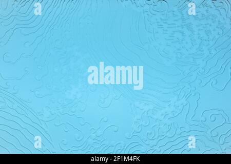 Abstract trendy soft blue color background texture. Abstract digital lines structure. Frosted glass structure. Macro shot. Blue abstract texture. Stock Photo