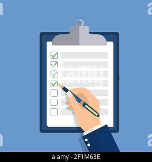 Agenda list icon Stock Vector