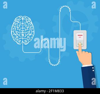 Turn on idea, Stock Vector