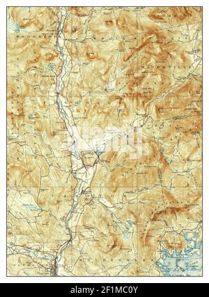 Plymouth, New Hampshire, map 1931, 1:62500, United States of America by Timeless Maps, data U.S. Geological Survey Stock Photo