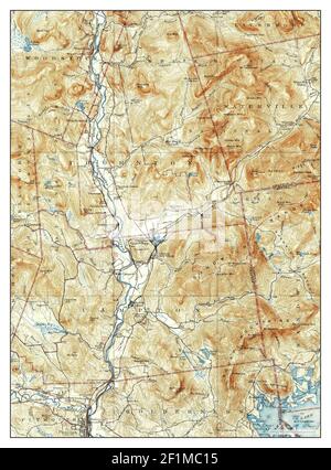 Plymouth, New Hampshire, map 1931, 1:62500, United States of America by Timeless Maps, data U.S. Geological Survey Stock Photo