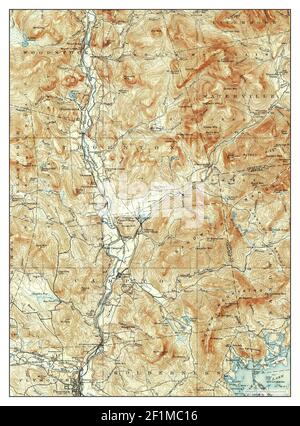 Plymouth, New Hampshire, map 1931, 1:62500, United States of America by Timeless Maps, data U.S. Geological Survey Stock Photo