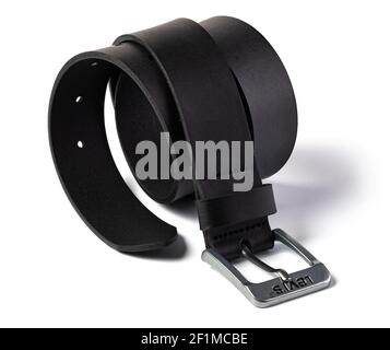 Leather belt Stock Photo
