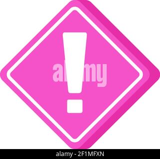 Rhombus warning sign. Logo concept. Construction and building. Stock Vector