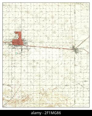 Clovis, New Mexico, map 1957, 1:62500, United States of America by Timeless Maps, data U.S. Geological Survey Stock Photo