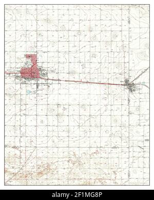 Clovis, New Mexico, map 1957, 1:62500, United States of America by Timeless Maps, data U.S. Geological Survey Stock Photo