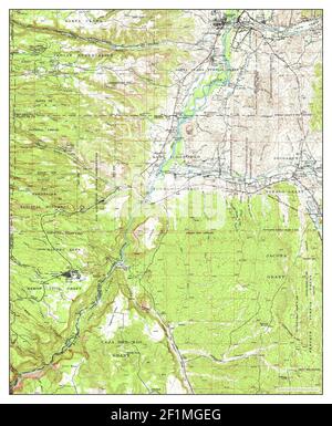 Espanola, New Mexico, map 1953, 1:62500, United States of America by Timeless Maps, data U.S. Geological Survey Stock Photo