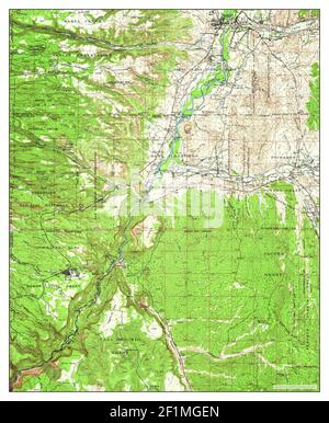 Espanola, New Mexico, map 1953, 1:62500, United States of America by Timeless Maps, data U.S. Geological Survey Stock Photo