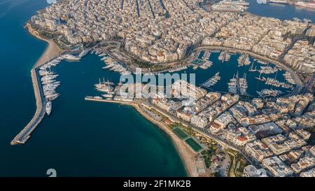 Pasalimani ,second biggest port at Piraeus Greece Stock Photo