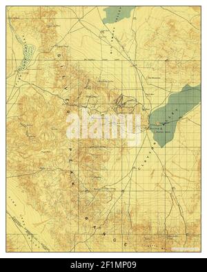 Silver Peak, Nevada, map 1900, 1:125000, United States of America by Timeless Maps, data U.S. Geological Survey Stock Photo