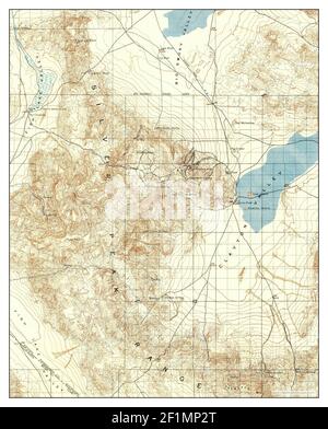 Silver Peak, Nevada, map 1900, 1:125000, United States of America by Timeless Maps, data U.S. Geological Survey Stock Photo