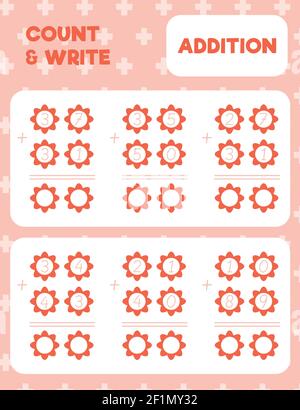 Math worksheet practice print page. What number comes next? Addition ...