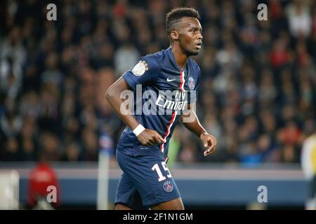Jean Christophe Bahebeck (psg) during the French L1 football between Paris Saint-Germain (PSG) and AS Monaco on October 5, 2014 at the Parc des Princes in Paris - Photo Stephane Allaman / DPPI Stock Photo